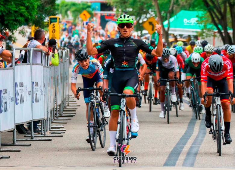 Cristian Vélez, la nueva sensación del ciclismo de Antioquia. FOTO CORTESÍA ÁNDERSON BONILLA-CICLISMO EN LÍNEA