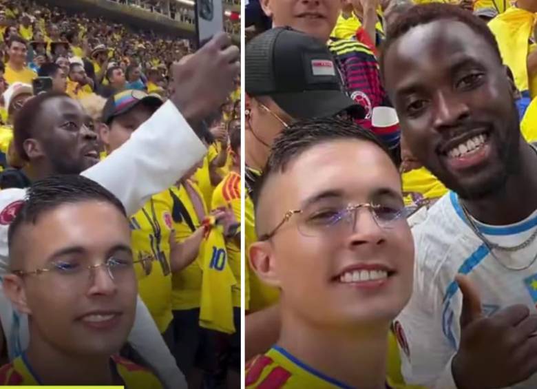 Hinchas de la Selección Colombia honraron el himno de la selección de República Democrática del Congo en el Mundial 2026. FOTOS: Capturas de video 