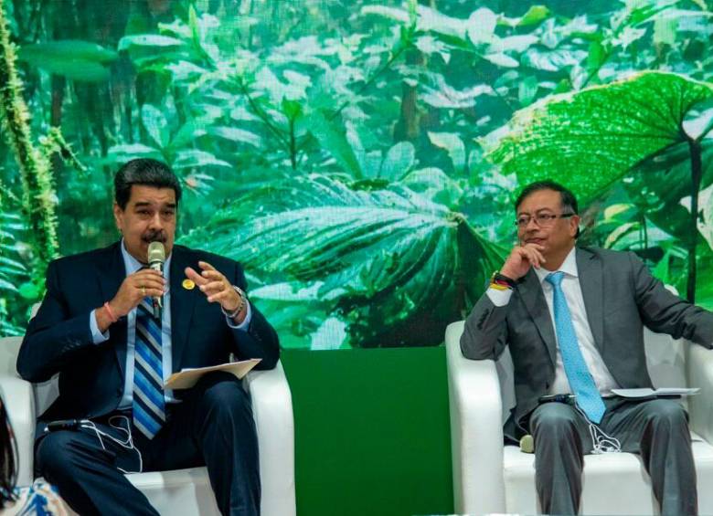 El presidente Gustavo Petro ya ha tenido dos encuentros con Nicolás Maduro y ha insistido en la necesidad de buscar salidas a la crisis política de Venezuela. FOTO: COLPRENSA