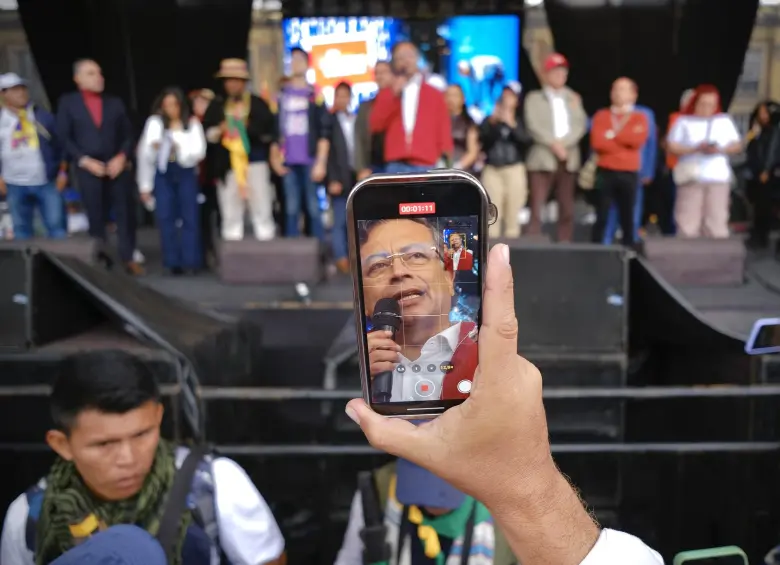 En las últimas horas, el presidente de Colombia, Gustavo Petro, utilizó más de diez veces esas palabras (nazis y nazismo) para atacar a sus opositores, a los jueces, a los medios de comunicación y a cualquiera que se atreva a disentir de su ideología. Foto: Presidencia