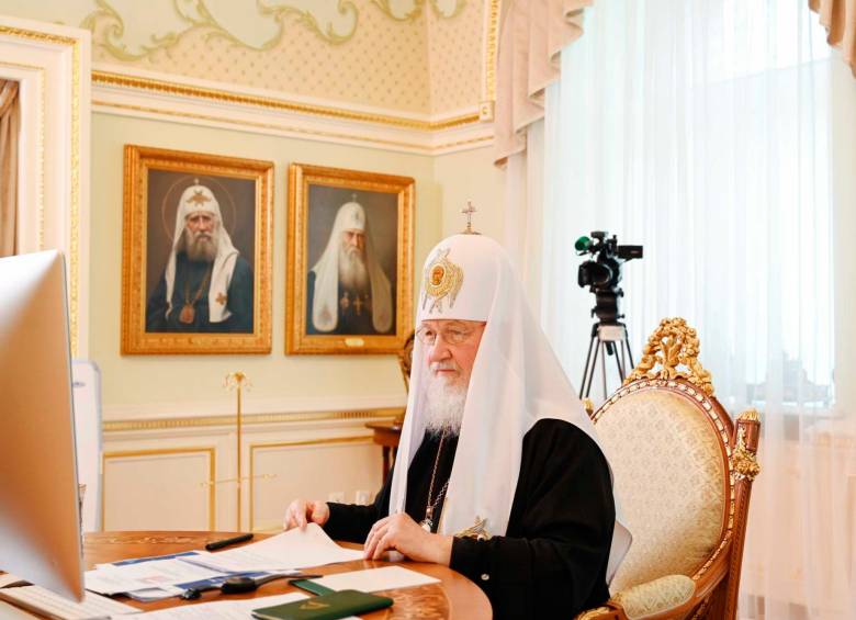 El patriarca además ha señalado que “sin justicia no puede haber paz”. FOTO: Cortesía iglesia ortodoxa rusa