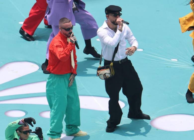 El carriel antioqueño que usó Ryan Castro durante la inauguración del Mundial 2026. FOTO: AFP 