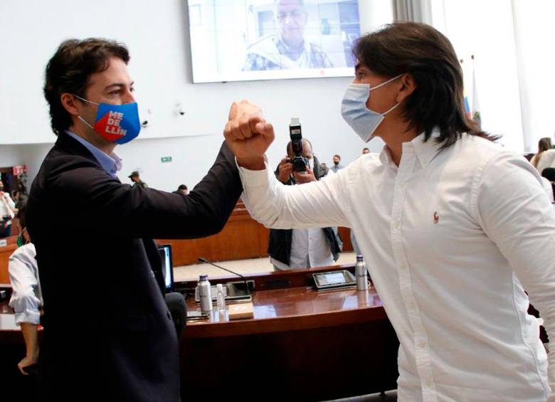 El concejal Albert Corredor es uno de los corporados más cercanos al suspendido alcalde Daniel Quintero. FOTO tomada de Twitter