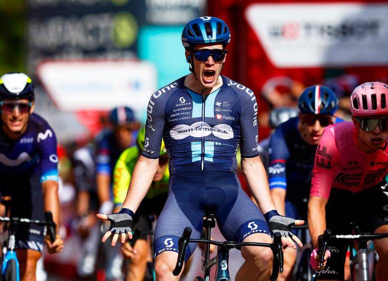 Segunda etapa que se lleva Italia en la Vuelta a España tras la conseguida por Filippo Ganna. FOTO X @Lavuelta