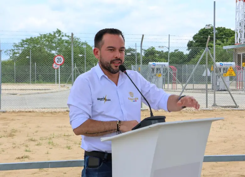 El ministro de Minas y Energía, Edwin Palma Egea, señaló que es urgente acelerar la búsqueda de una solución empresarial definitiva para el rescate de la compañía Air-e. FOTO: Cortesía.