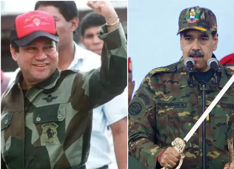 Así derrocó EE. UU. al dictador panameño Manuel Noriega, al igual que Nicolás Maduro este 3 de enero de 2026. FOTOS: XINHUA - GETTY