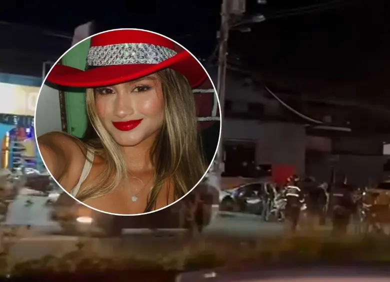 Nicole Valeria Vargas, de 19 años, murió en un accidente de tránsito en el departamento del Quindío. FOTOS: Captura de video y tomada de Facebook