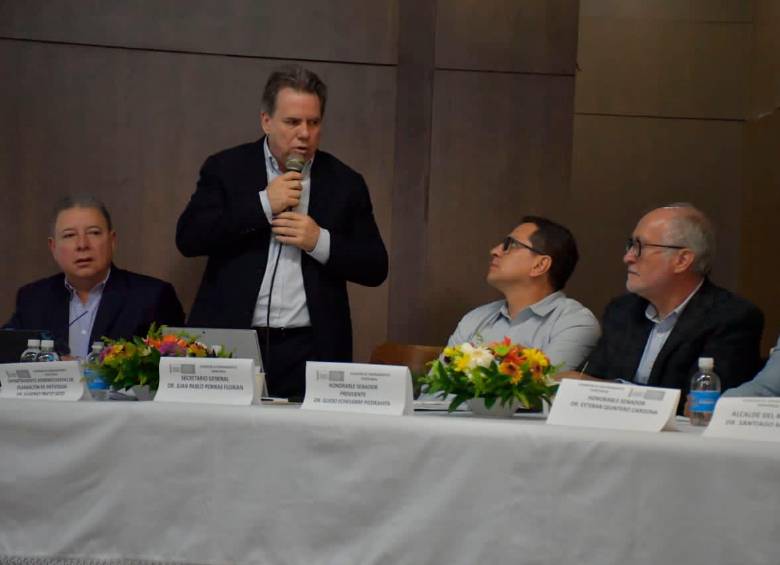 En el municipio El Retiro hubo una sesión descentralizada de la Comisión de Ordenamiento Territorial (COT) del Senado. FOTO cortesía Senado de Colombia