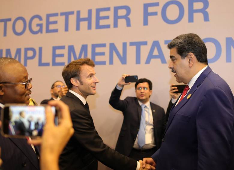 Emmanuel Macron también se reunió este jueves con el presidente Gustavo Petro. FOTO: CORTESÍA