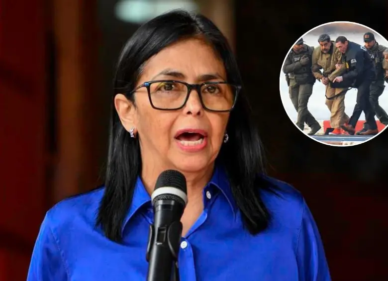Afirman que Delcy Rodríguez y su hermano, Jorge Rodríguez, ya habrían mantenido conversaciones con Estados Unidos antes de la captura de Nicolás Maduro y su esposa, Cilia Flores. FOTOS: XINHUA / AFP