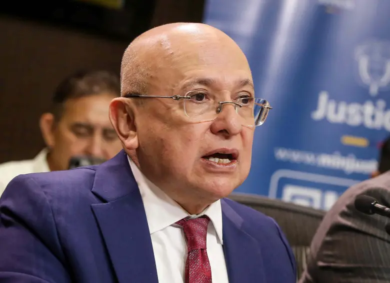 El ministro de Justicia, Eduardo Montealegre. FOTO: COLPRENSA