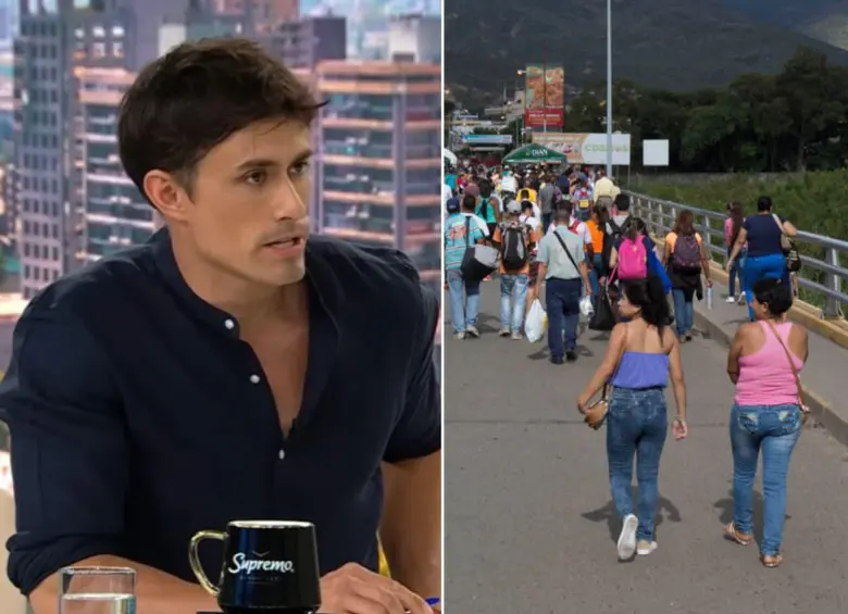 El periodista chileno Roberto Cox y su equipo de prensa fueron retenidos por siete horas en la frontera colombo-venezolana. FOTO: Captura de video y Colprensa 