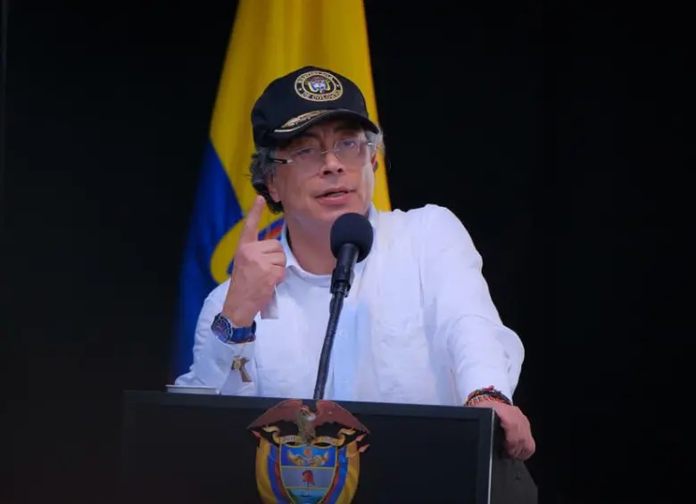 El presidente Gustavo Petro se pronunció tras los señalamientos de su homólogo ecuatoriano sobre su visita a Manta y una presunta relación con el narcotraficante alias ‘Fito’. FOTO: Colprensa. 