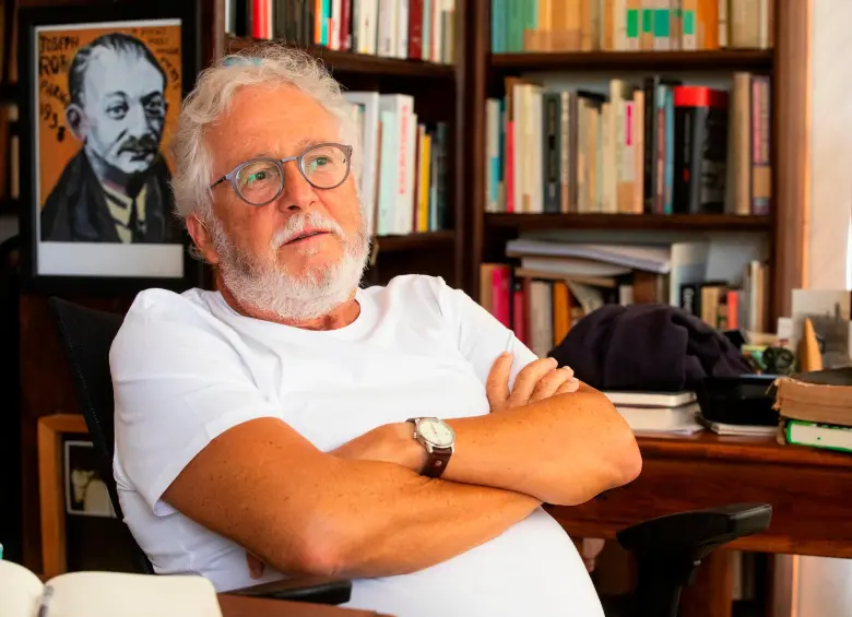 El escritor antioqueño lanzó su nuevo libro en la Filbo. FOTO Esneyder Gutiérrez