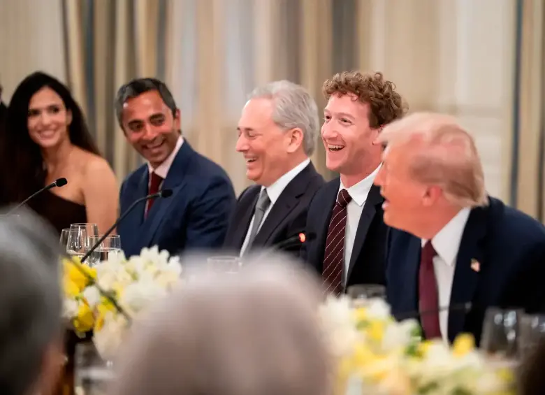 Los líderes de la empresas tecnológicas resaltaron el liderazgo del presidente Donald Trump y su apoyo a la IA. FOTO tomada de The White House