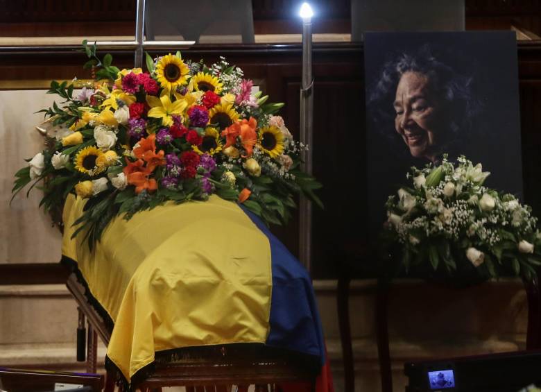 En el Salón Elíptico del Capitolio Nacional se llevó a cabo un homenaje póstumo a la cantante y compositora Totó La Momposina, en reconocimiento a su legado artístico y cultural. FOTO Colprensa-Catalina Olaya