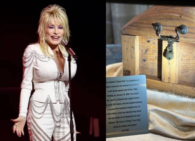 La canción solo podrá escucharse en veinte años, exactamente el 19 de enero de 2046. FOTO: Getty / Redes sociales.