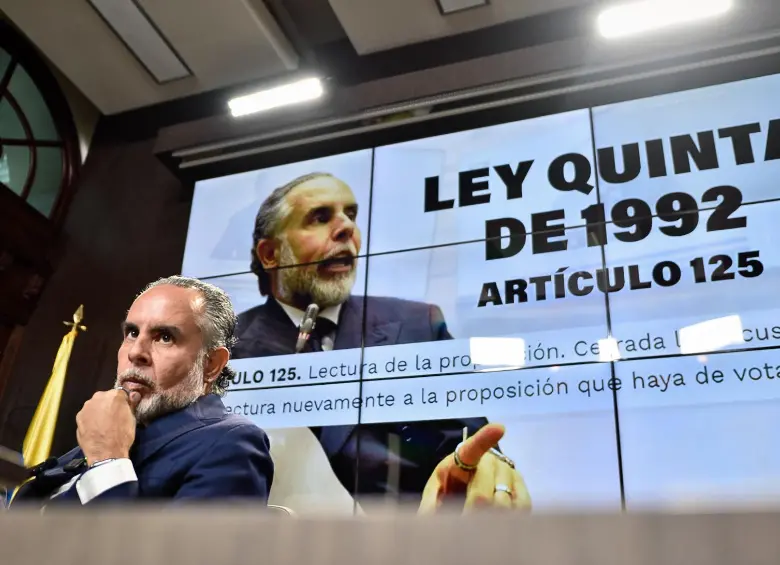 Armando Benedetti, ministro del Interior. FOTO:(Colprensa - Cristian Bayona).