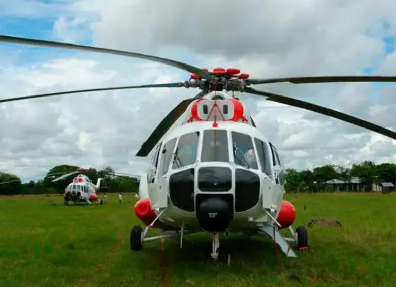 Helicóptero usado en Operación Jaque. Foto: Cortesía Ejército nacional.