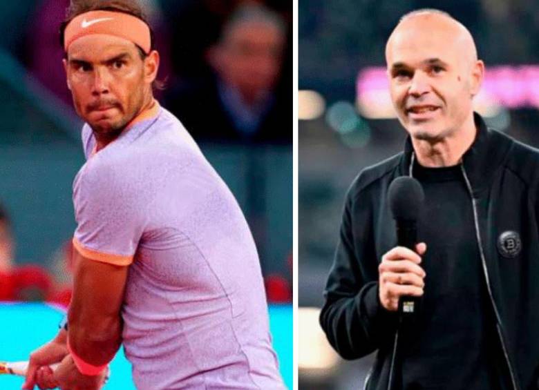 Rafael Nadal y Andrés Iniesta de retiraron del deporte en 2024. FOTO: GETTY