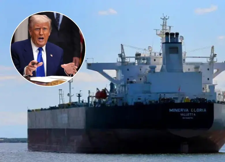 El presidente de Estados Unidos, Donald Trump, habló sobre un petrolero incautado en el Caribe. FOTOS: GETTY / REFERENCIA - AFP