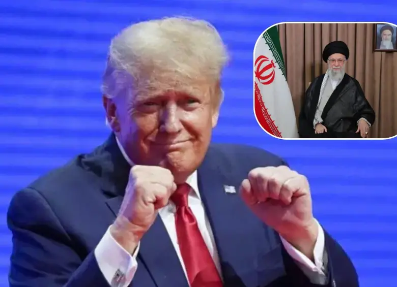 El presidente de Estados Unidos, Donald Trump, no dudaría en bombardear a Irán de nuevo. FOTOS: GETTY