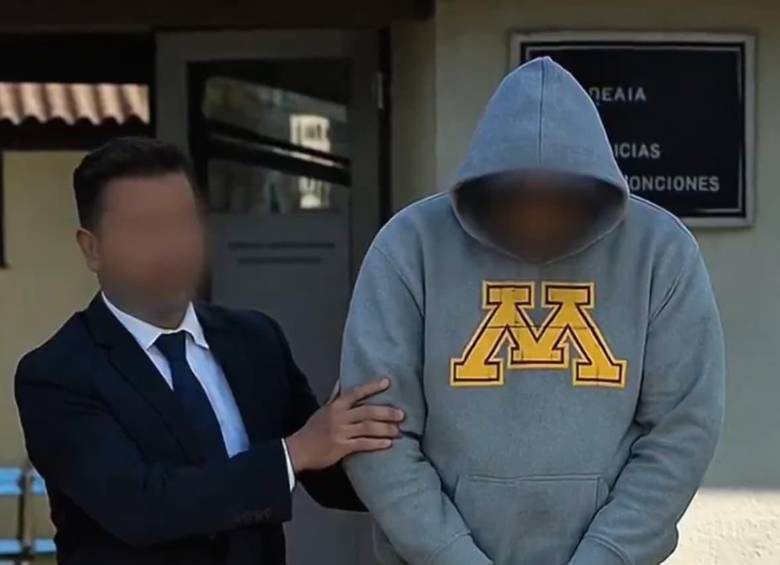 En Chile capturaron a Jhon Camilo Flórez Moreno, conocido con el alias de Ñoño. FOTO: Policía Nacional 