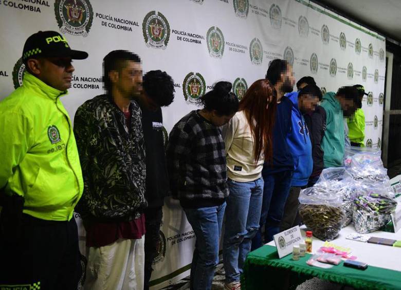 Los detenidos en los operativos judiciales. FOTO: Cortesía