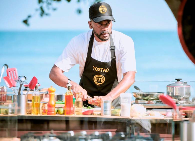 Tostao aceptó el reto de estar en Master Chef Celebrity tras la pausa que tomó Chocquibtown para que Goyo adelantara unos proyectos personales. FOTO Cortesía Canal RCN