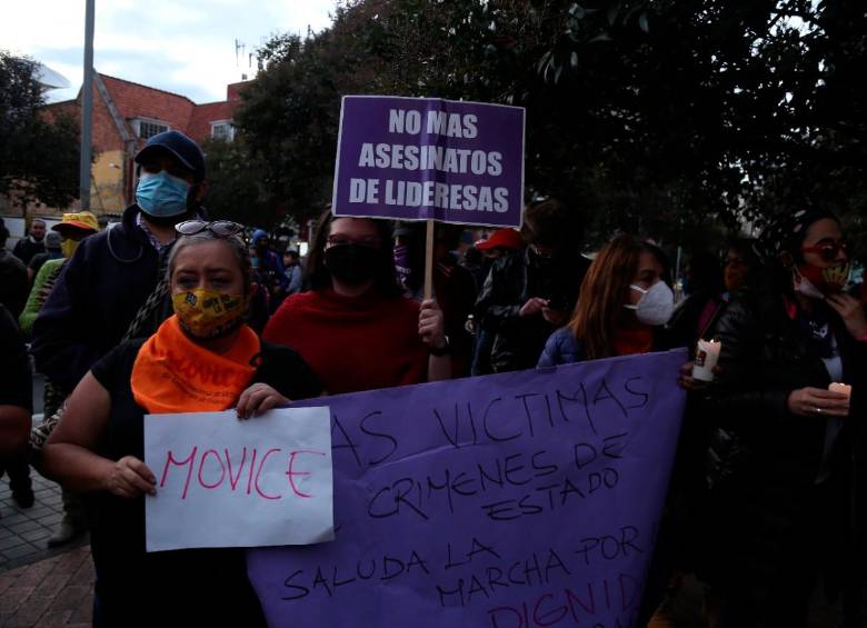 Entre los pedidos de organizaciones de mujeres también se cuentan garantías para la no repetición. FOTO Colprensa