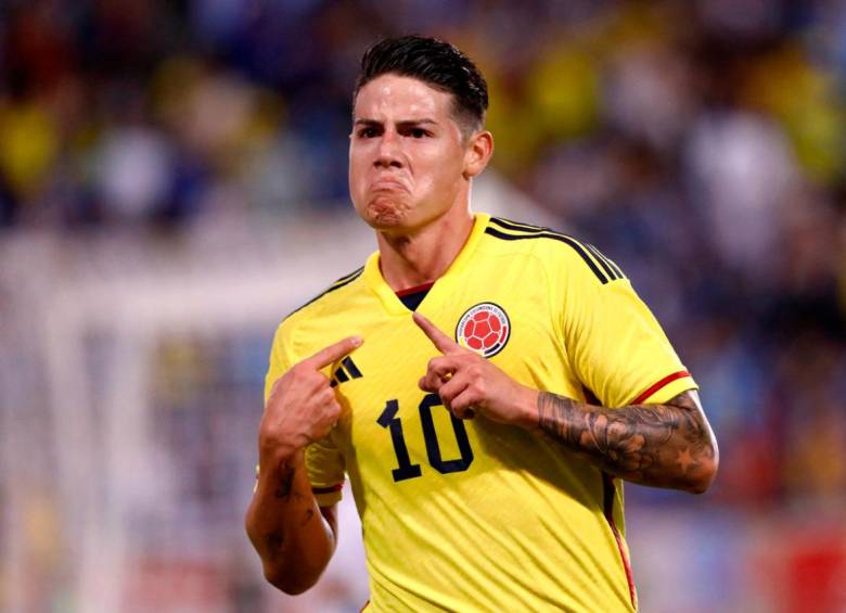 El volante colombiano tuvo una buena actuación con la Selección en los 63 minutos que estuvo en el campo en el duelo ante Guatemala. FOTO: AFP