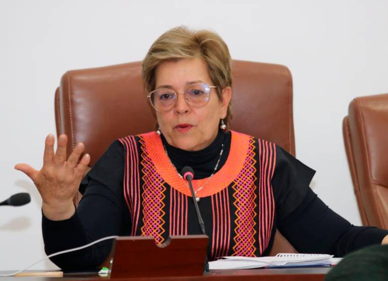 La ministra de Trabajo, Gloria Inés Ramírez, resaltó que quedaron 18 artículos sin acuerdo para el debate. FOTO MINTRABAJO