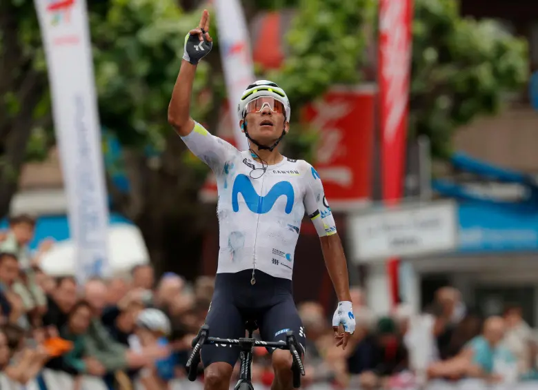 El ciclista colombiano Nairo Quintana busca su segundo título en la Vuelta a Asturias. Foto: Movistar Team