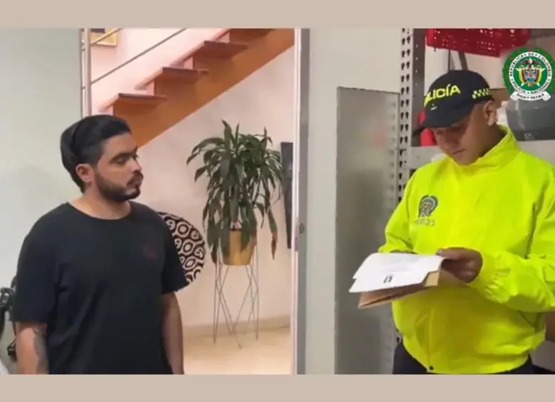 Libardo Humberto Zapata Zuluaga, alias Libardo, fue capturado en Guatapé, Antioquia. FOTO: Policía Nacional y Fiscalía General de la Nación 