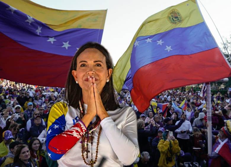 María Corina Machado recibió el premio Nobel de la Paz este 10 de diciembre de 2025. FOTO: GETTY