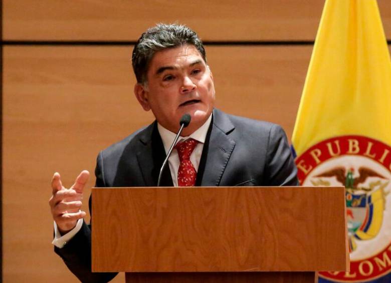 El procurador Gregorio Eljach durante su primera intervención tras asumir el cargo este 16 de enero. FOTO COLPRENSA