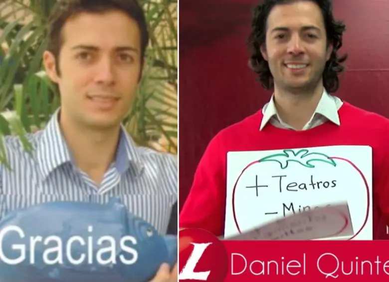 Daniel Quintero ha pasado por varios partidos a lo largo de su carrera política. FOTOS: Tomadas de redes sociales 