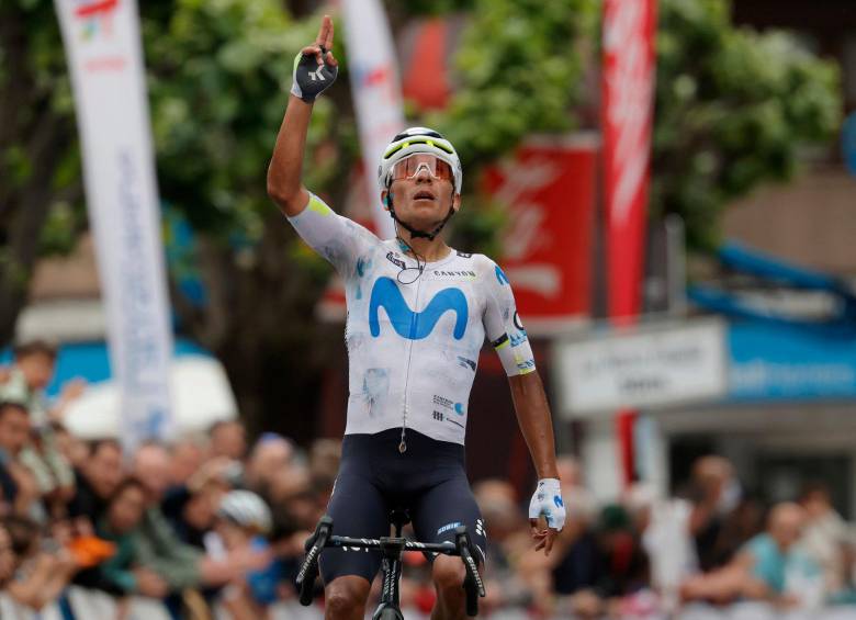 El ciclista colombiano Nairo Quintana anunció en marzo pasado que esta será su última temporada como ciclista profesional. Foto: tomada del x de @MovistarTeam