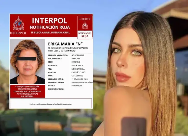 Captura en Venezuela de Érika María Herrera, la suegra de la exreina Carolina Flores Gómez, asesinada en México. FOTOS: INTERPOL - Cortesía 