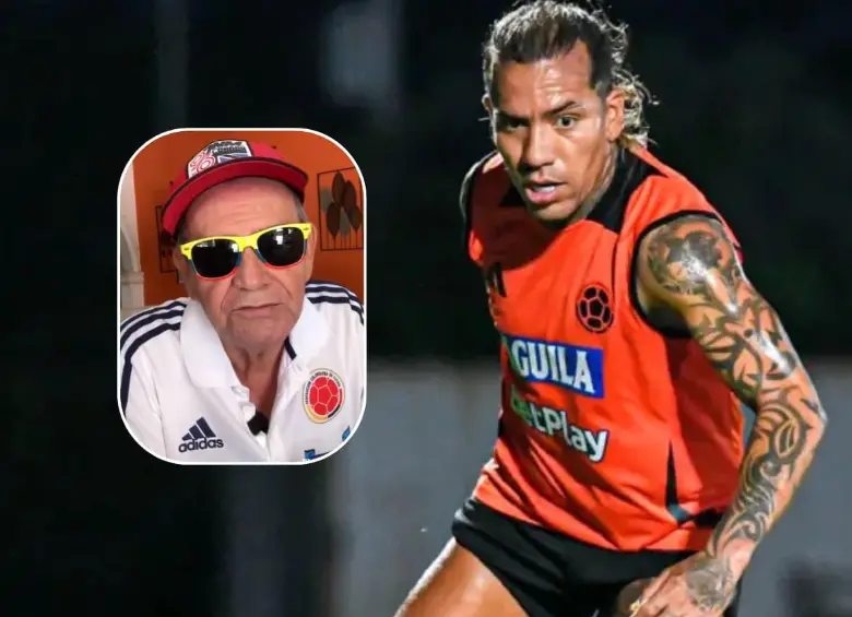Edinael Moreno decidió aclarar rumores en los que afirman no querer a su hijo Dayro. FOTO: Tomada de X - Selección Colombia 