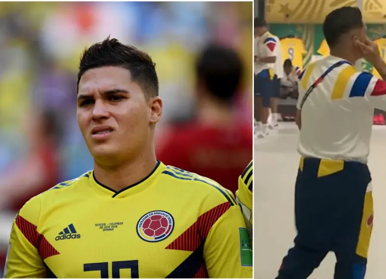 Juan Fernando Quintero, a parte de jugar al fútbol, también canta. FOTOS: Colprensa - captura de video @SC_ESPN