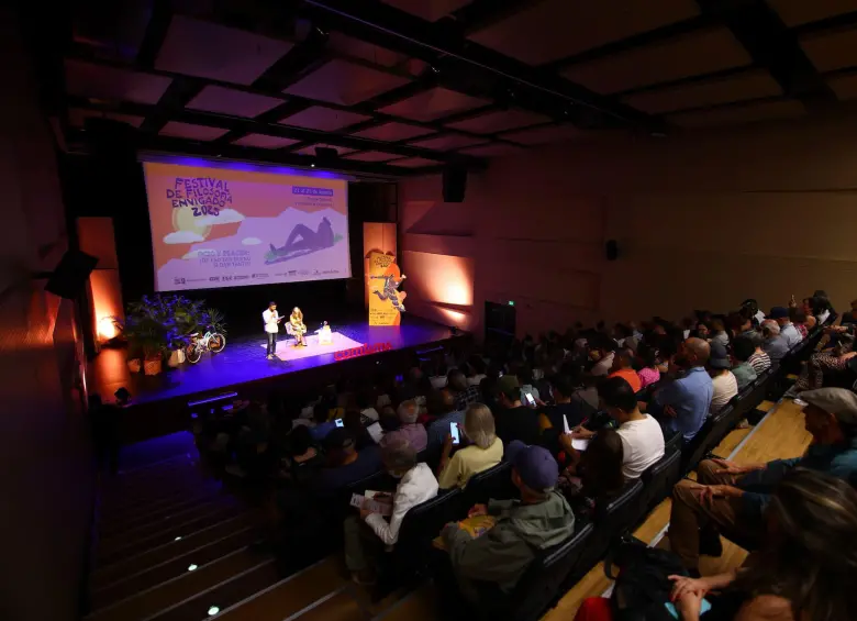 La primera edición del Festival de Filosofía Comfama fue en 2024. FOTO: Cortesía Comfama.