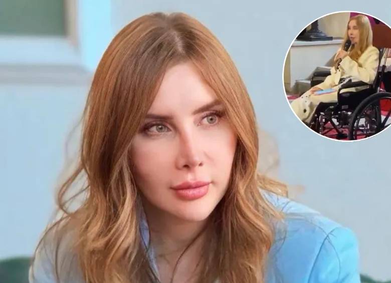 La ministra de Comercio, Diana Marcela Morales, apareció en silla de ruedas y generó preocupación. FOTO: Ministerio de Comercio 