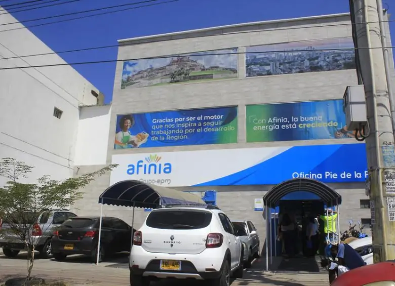 Una de las sedes de la empresa Afinia en la Costa Caribe. FOTO: Colprensa