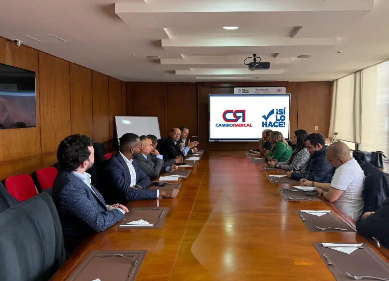 Bancada de Cambio Radical se reunió en la mañana de este jueves. Foto: Cambio Radical