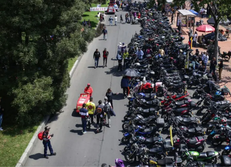 ¿Cuáles son las marcas de motos que prefieren los ladrones en Bogotá? FOTO: Colprensa 