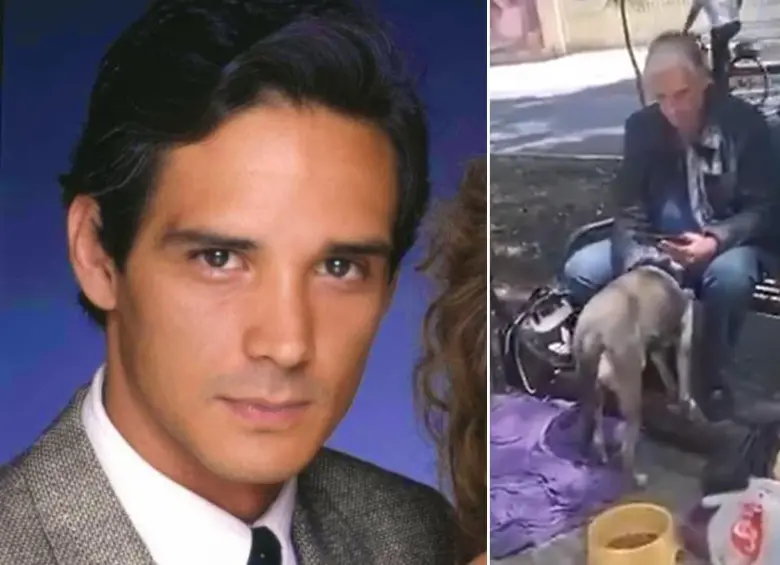 Alejandro Landeros ahora se encuentra en situación de calle después de haber triunfado participando en novelas mexicanas. FOTOS: Capturas de pantalla 