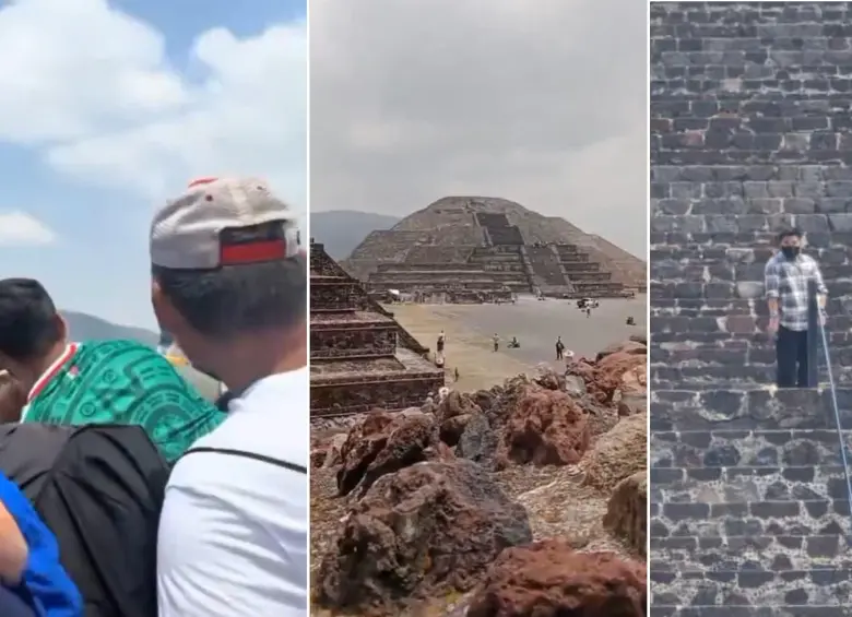 Tiroteo en pirámide de Teotihuacán en México fue planificado, afirman autoridades. FOTOS: Capturas de video
