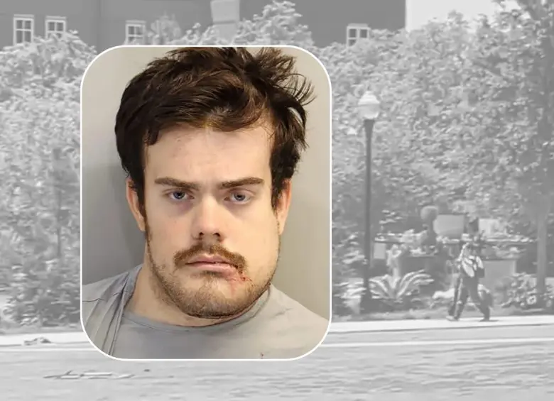 Phoenix Ikner habría sido el responsable de un tiroteo en la Universidad de Florida, en abril de 2025. FOTO: Oficina del Sheriff del Condado de Leon