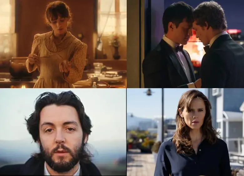 Como agua para chocolate, Más que rivales, Man on the Run y The Last Thing He Told Me son algunas de las nuevas producciones que llegarán a plataformas en febrero de 2026. FOTO: HBO Max, Prime Video y Apple TV